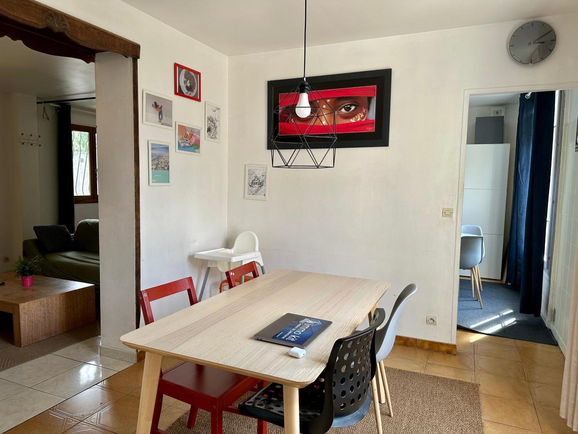 Aubervilliers Maison De Ville Pres Metro 7 By Immo Kit Bnb Eksteriør bilde